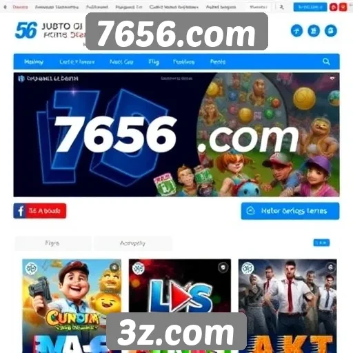 Análise da popularidade do site de jogos 7656.com