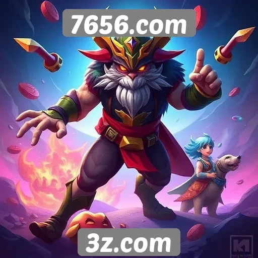 Principais jogos disponíveis em 7656.com