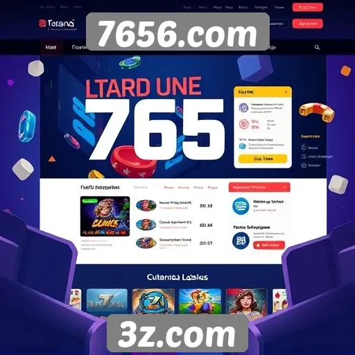 Análise da experiência do usuário em 7656.com