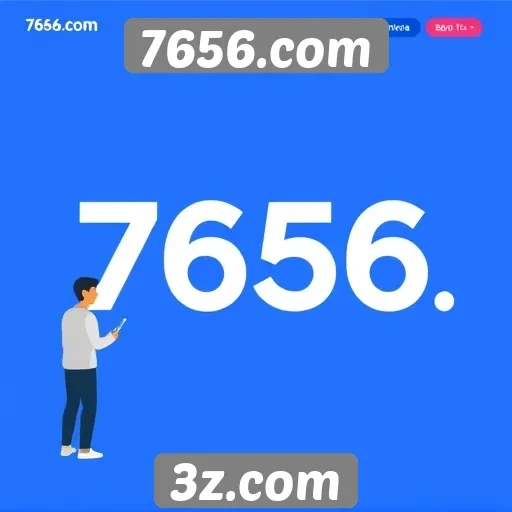 Experiência do usuário no site 7656.com